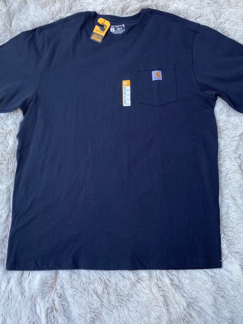 Mens Size XL Tall, Loose Fit Carhartt Short Sleeve